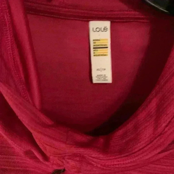 Lolë woman’s funnel neck hoodie sweatshirt - Picture 3 of 4